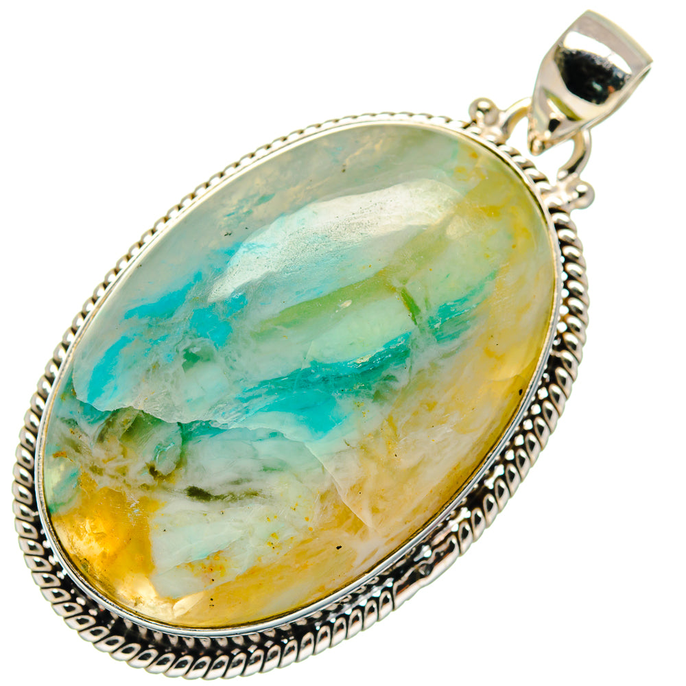 Peruvian Opal Pendants handcrafted by Ana Silver Co - PD20982