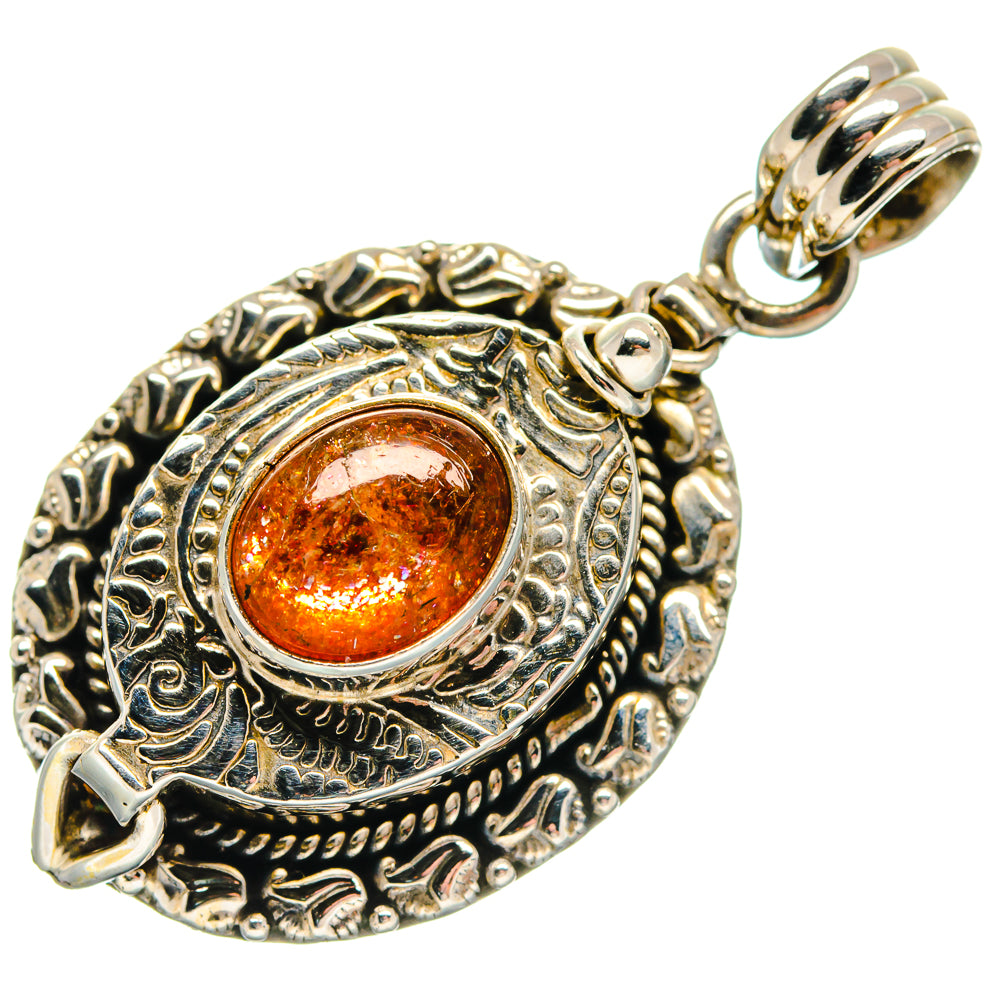 Sunstone Pendants handcrafted by Ana Silver Co - PD21101
