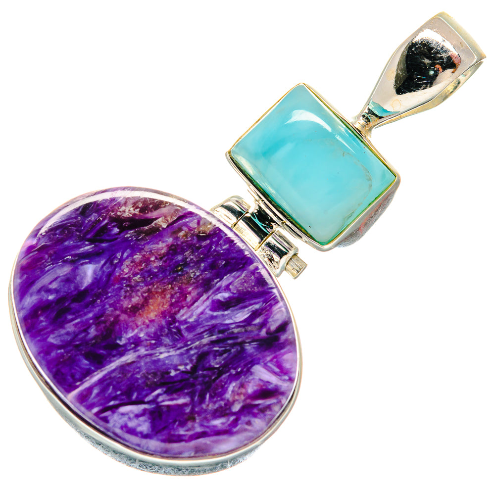 Charoite Pendants handcrafted by Ana Silver Co - PD21109