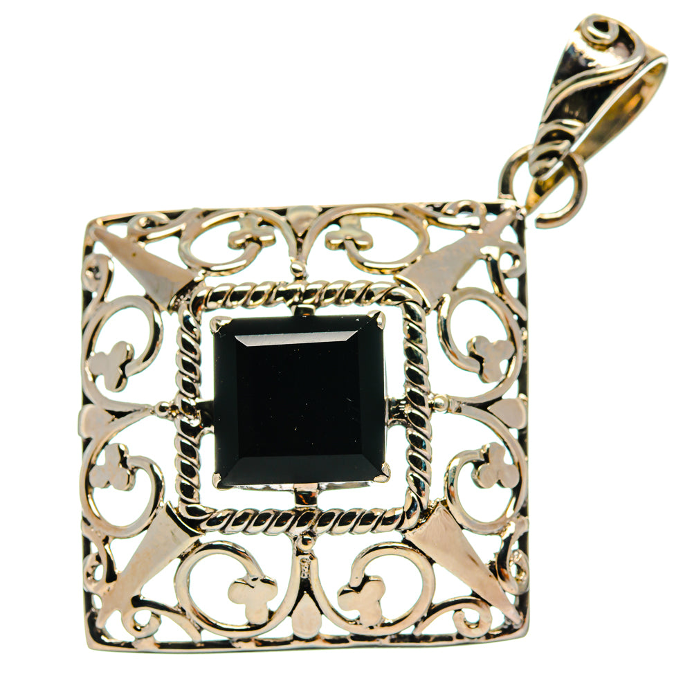 Black Onyx Pendants handcrafted by Ana Silver Co - PD21189