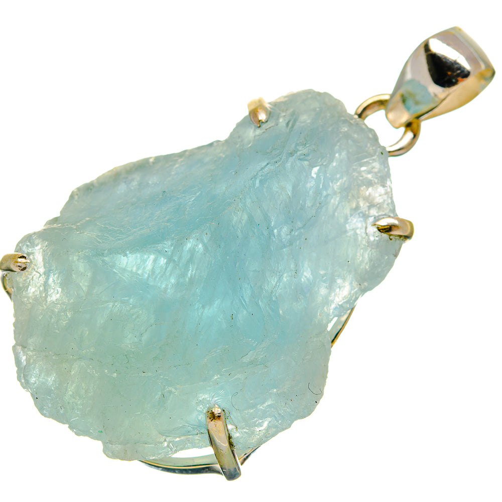 Aquamarine Pendants handcrafted by Ana Silver Co - PD21237