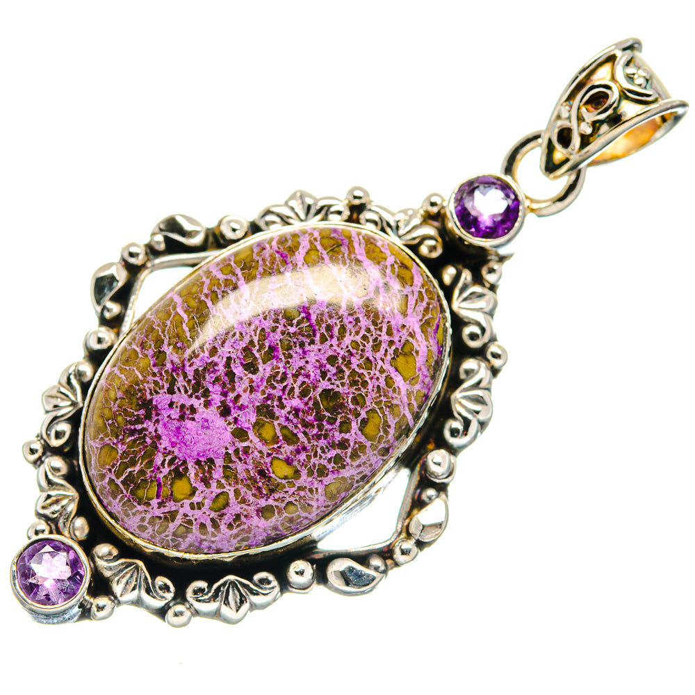 Stichtite Pendants handcrafted by Ana Silver Co - PD21286