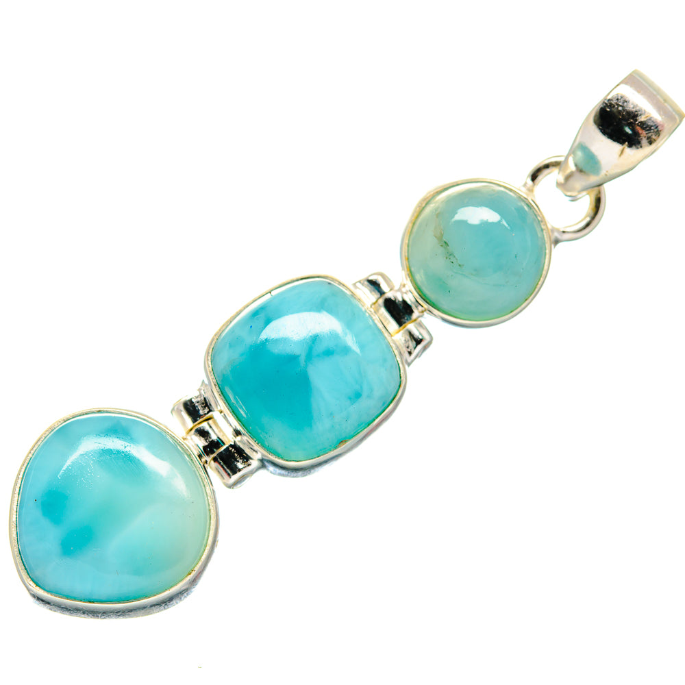Larimar Pendants handcrafted by Ana Silver Co - PD21310