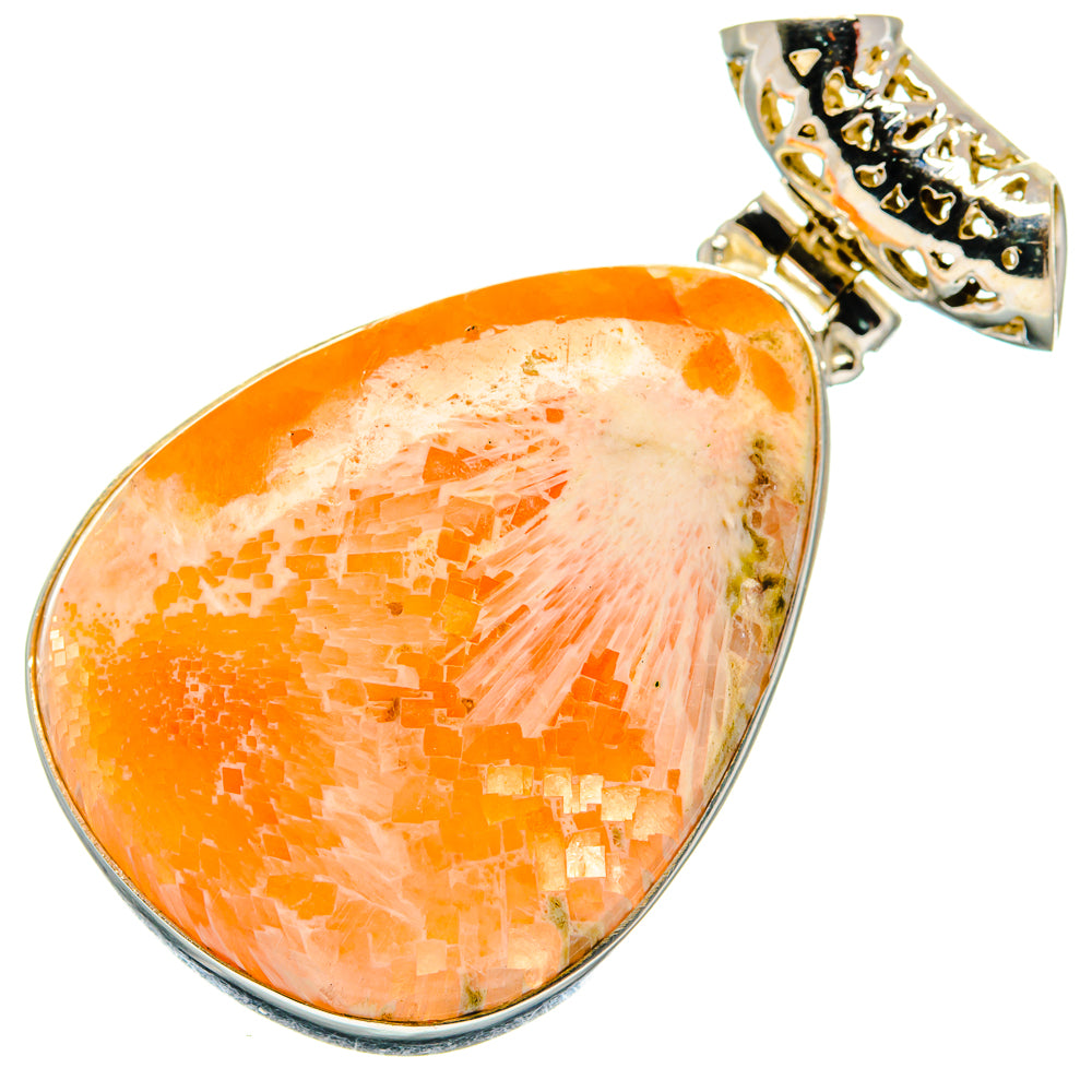 Scolecite Pendants handcrafted by Ana Silver Co - PD21347