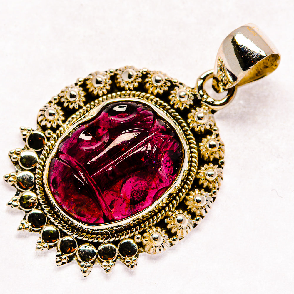 Garnet Pendants handcrafted by Ana Silver Co - PD21394