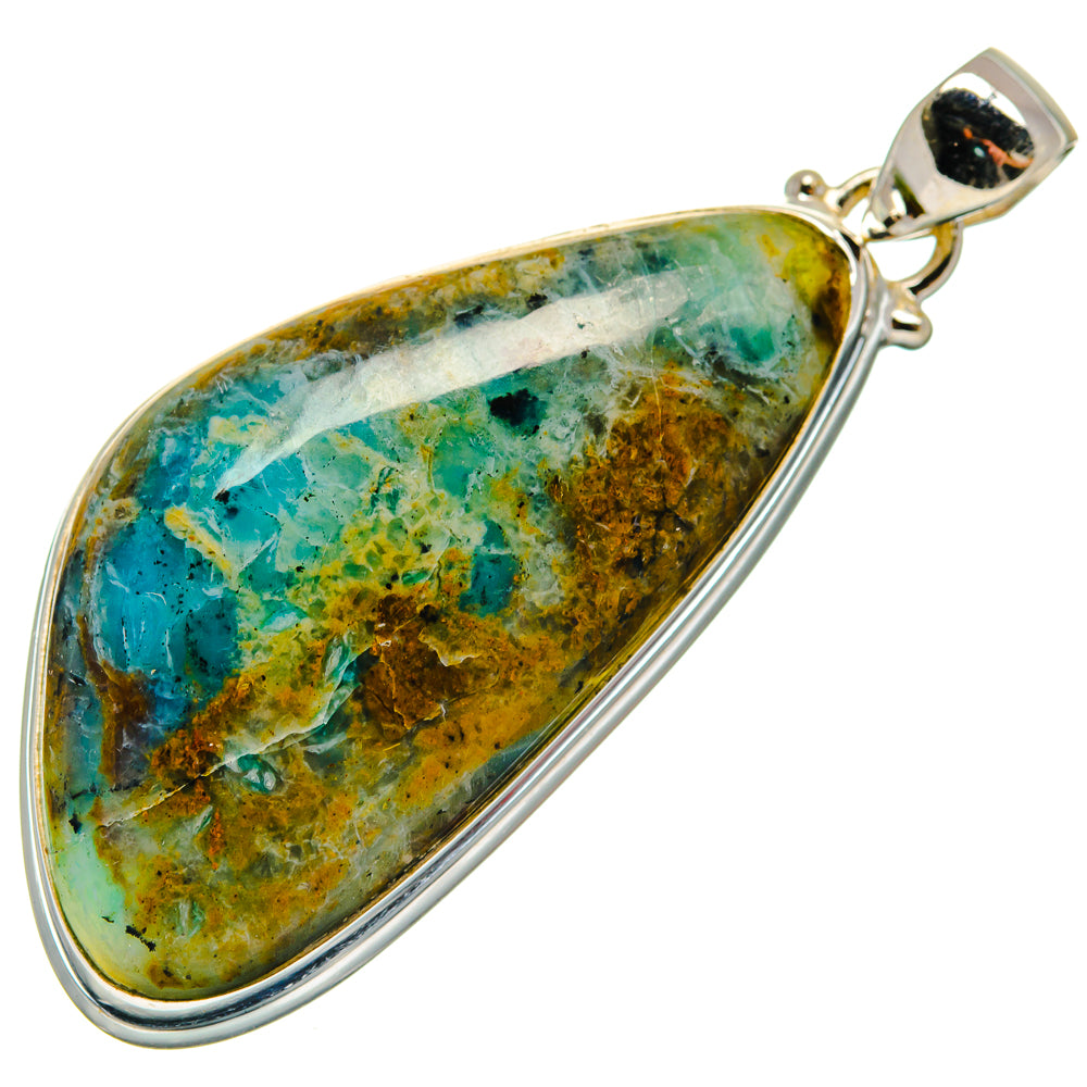 Peruvian Opal Pendants handcrafted by Ana Silver Co - PD21405