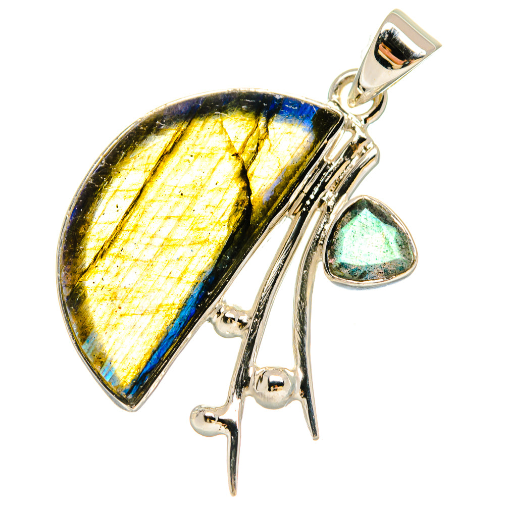 Labradorite Pendants handcrafted by Ana Silver Co - PD21439