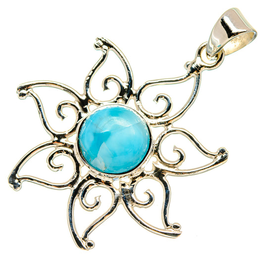 Larimar Pendants handcrafted by Ana Silver Co - PD21442