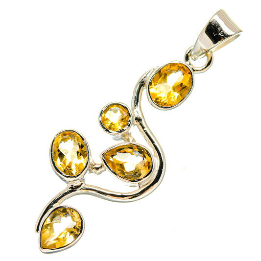 Citrine Pendants handcrafted by Ana Silver Co - PD21446