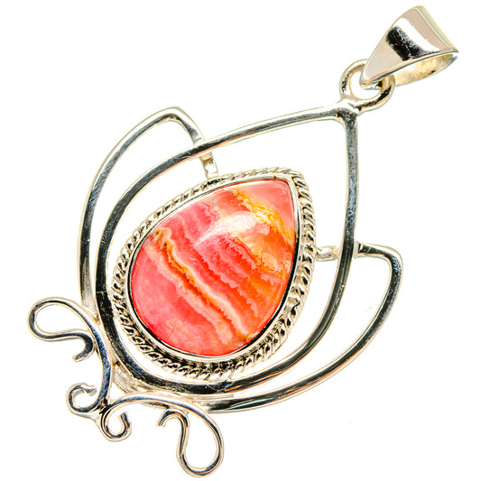 Rhodochrosite Pendants handcrafted by Ana Silver Co - PD21449