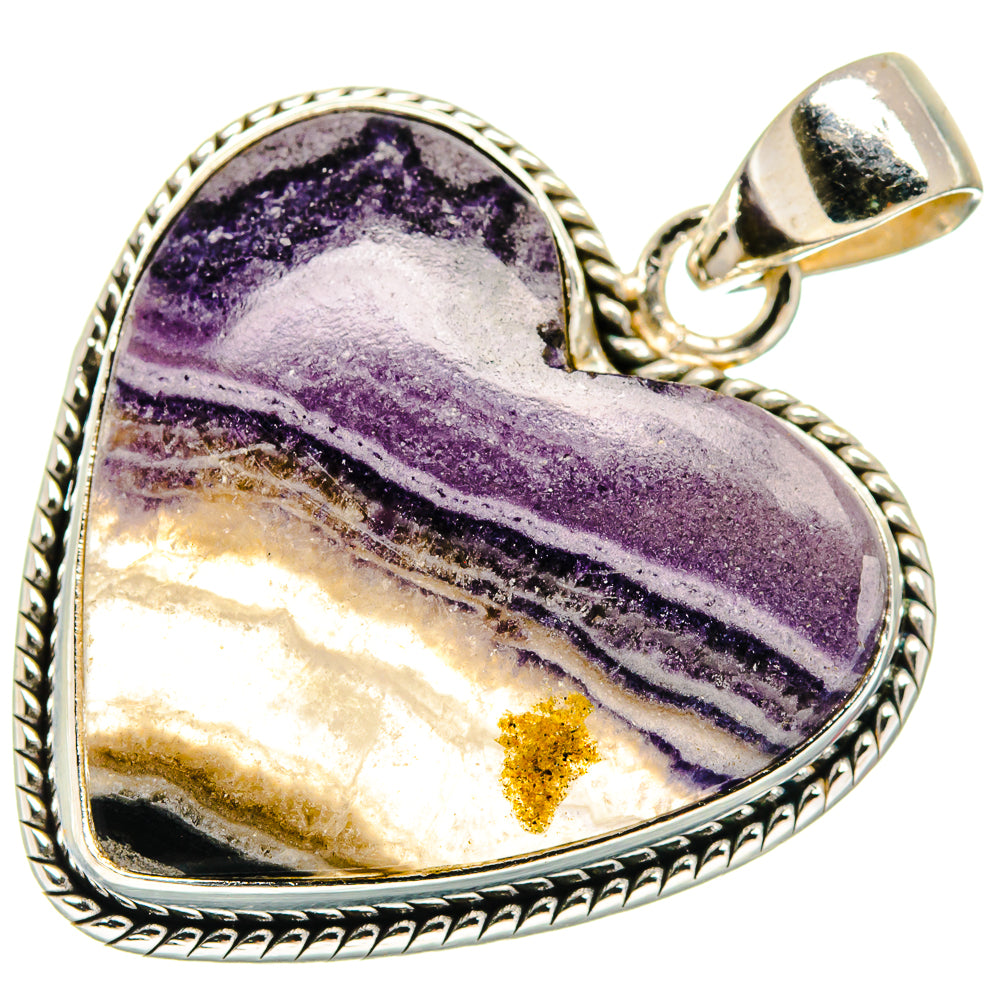 Chevron Amethyst Pendants handcrafted by Ana Silver Co - PD21499