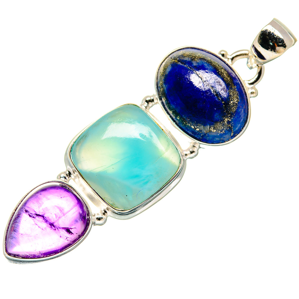 Larimar Pendants handcrafted by Ana Silver Co - PD21515