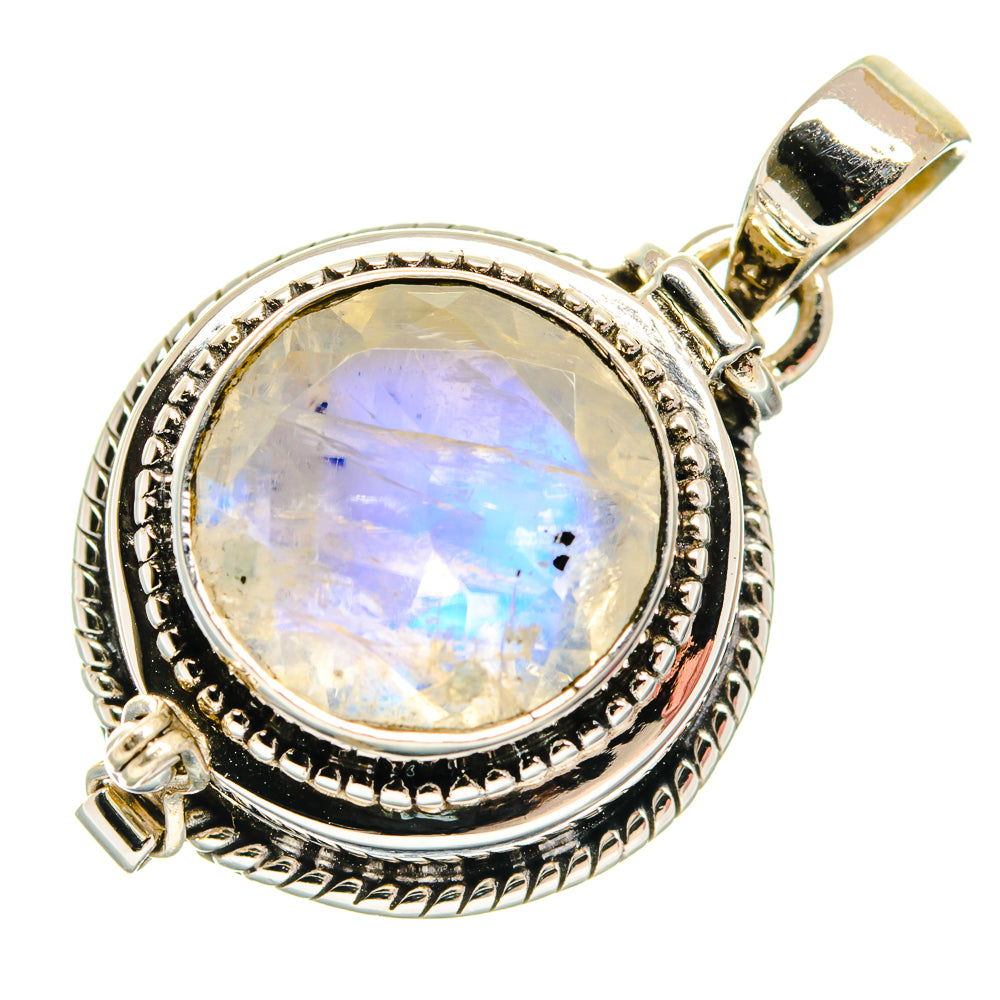 Rainbow Moonstone Pendants handcrafted by Ana Silver Co - PD21590