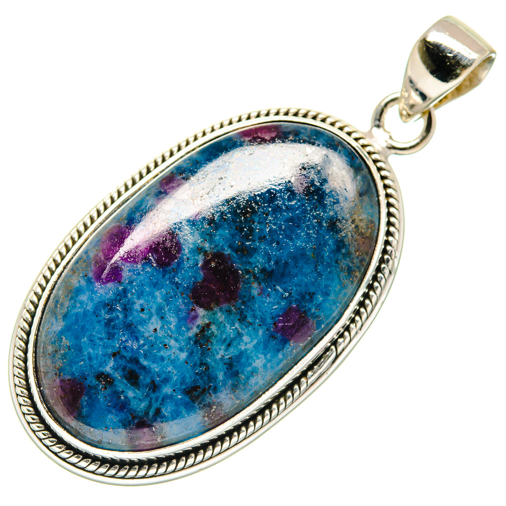 Ruby Fuchsite Pendants handcrafted by Ana Silver Co - PD21625