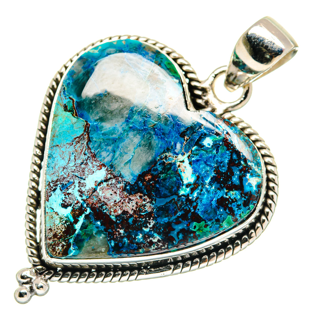 Shattuckite Pendants handcrafted by Ana Silver Co - PD21631