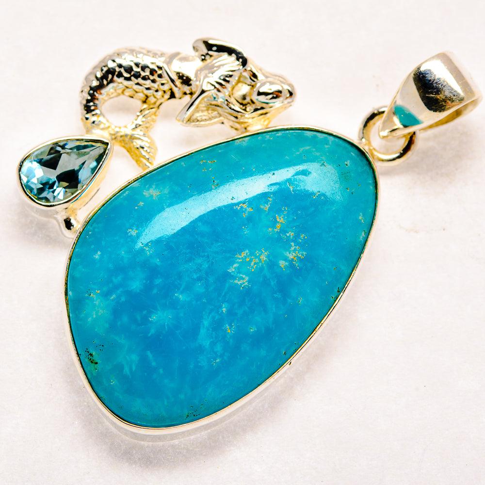 Smithsonite Pendants handcrafted by Ana Silver Co - PD21701