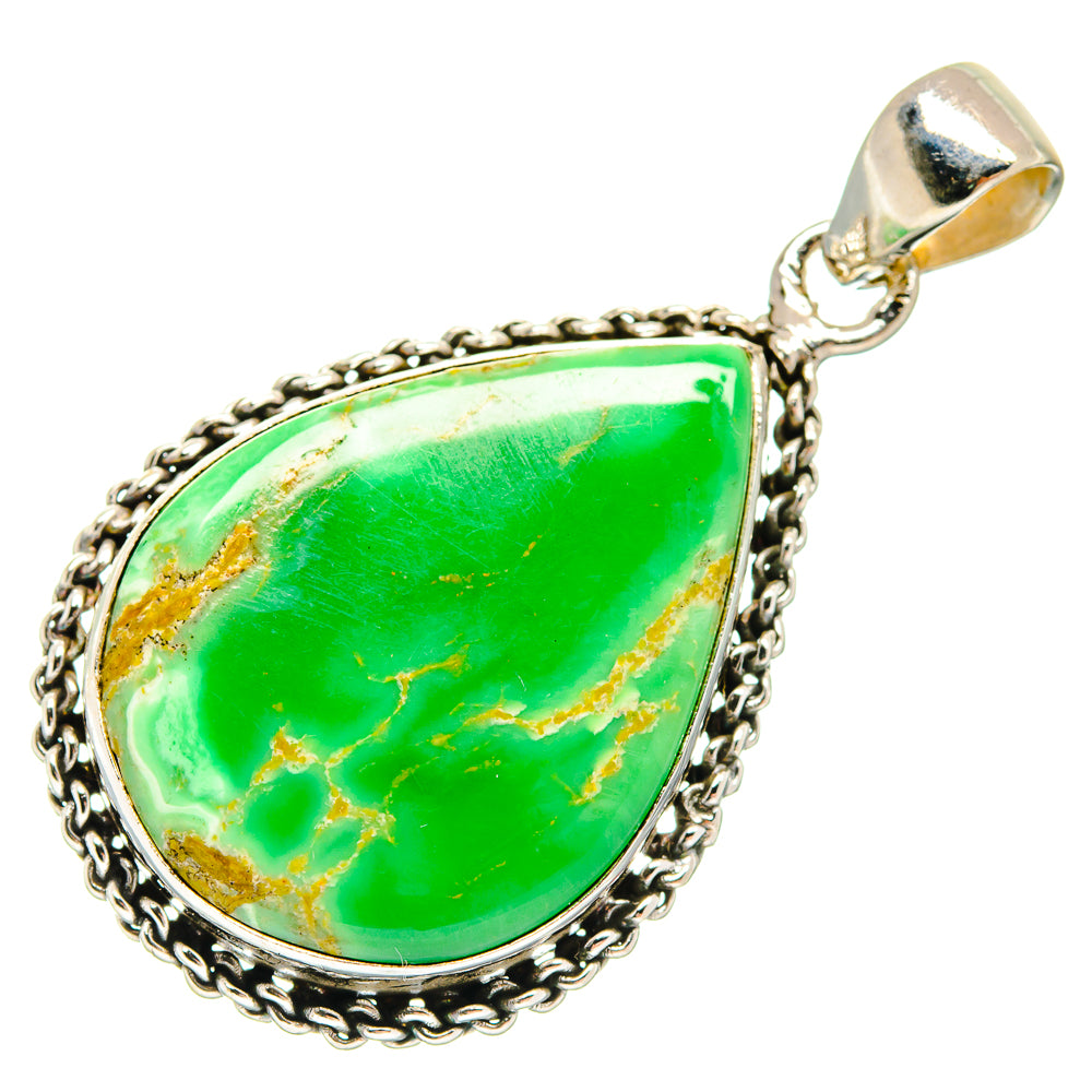 Variscite Pendants handcrafted by Ana Silver Co - PD21717