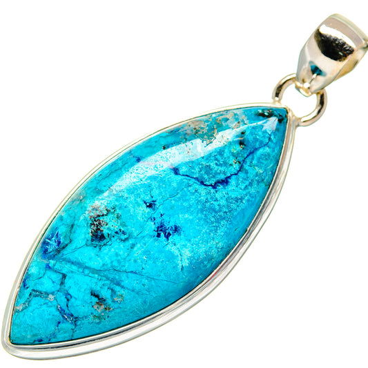 Chrysocolla Pendants handcrafted by Ana Silver Co - PD21794