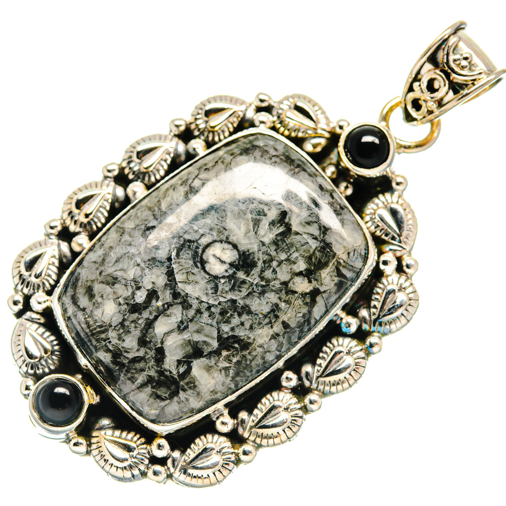 Pinolith Jasper Pendants handcrafted by Ana Silver Co - PD21902