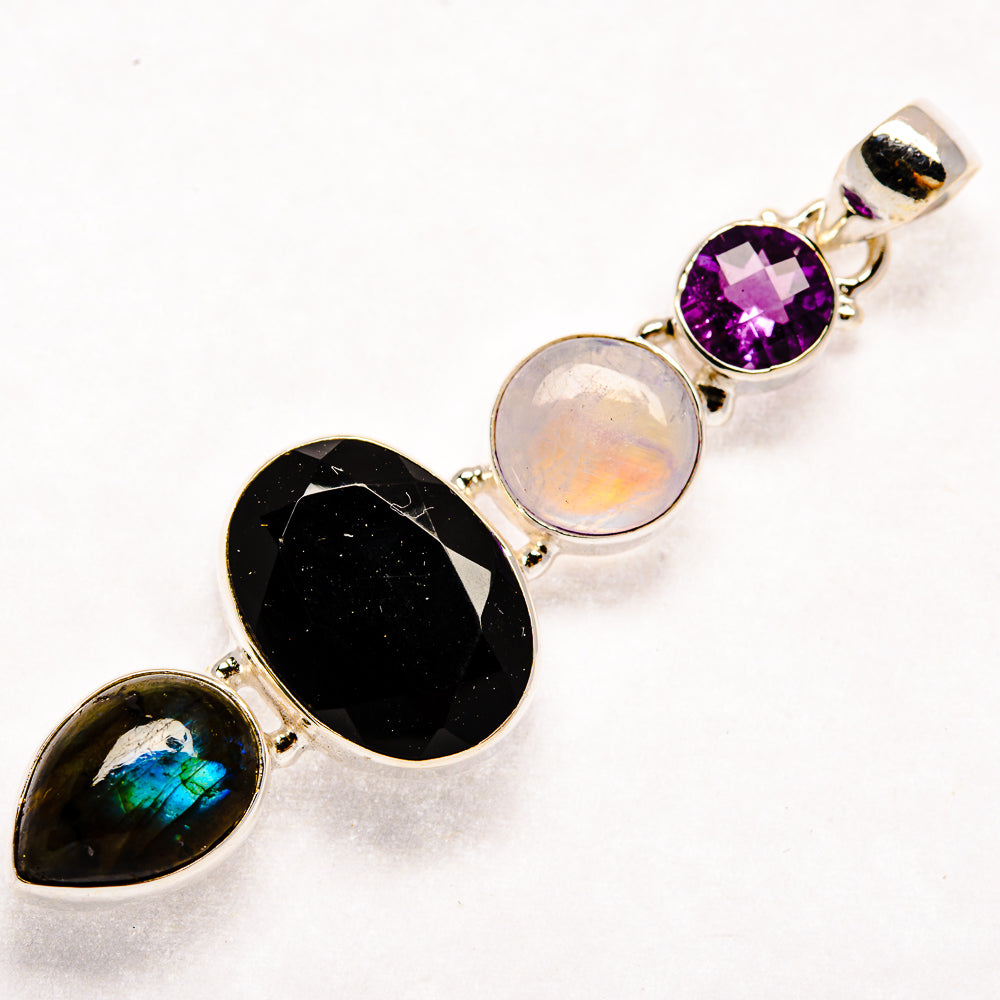 Black Onyx Pendants handcrafted by Ana Silver Co - PD21979