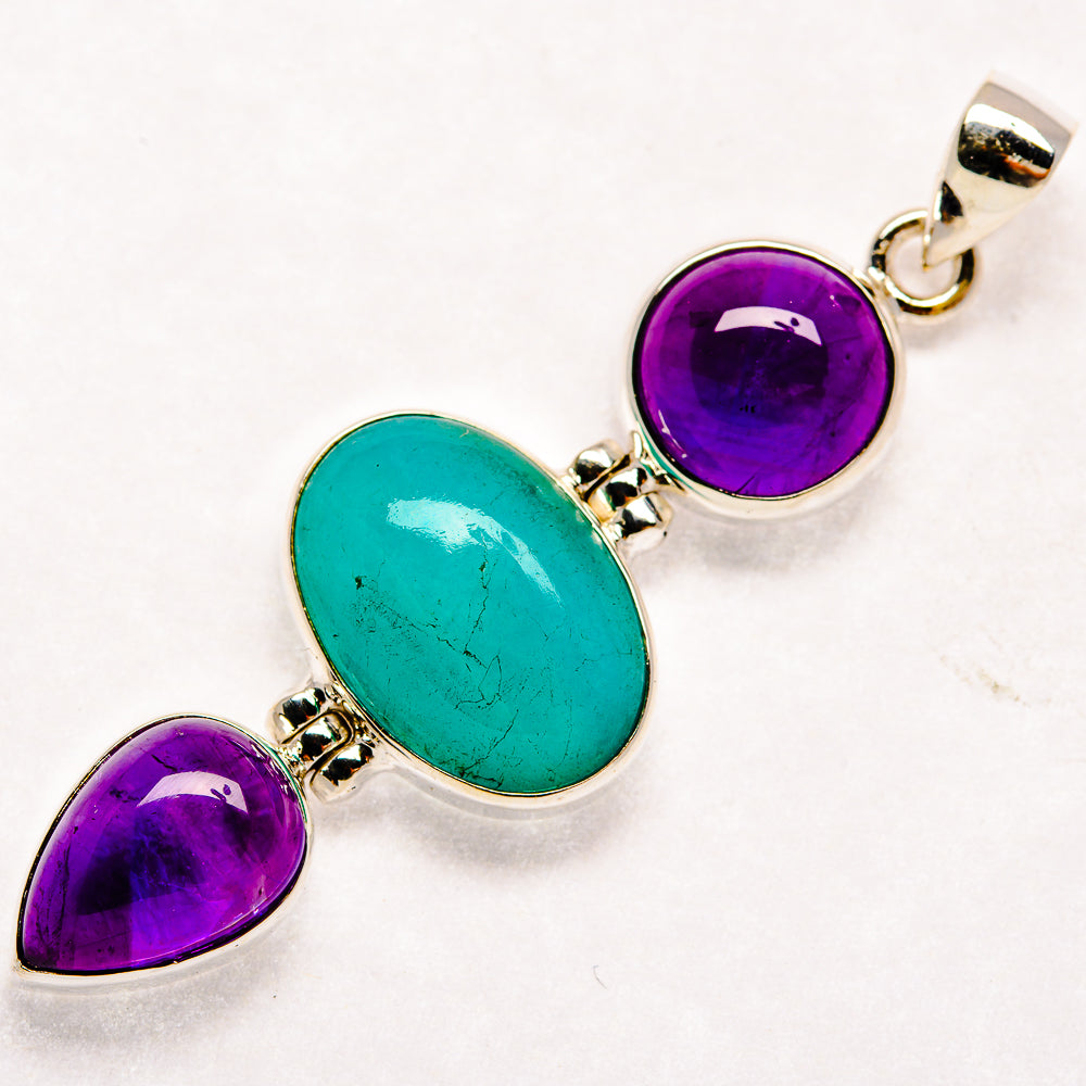 Amazonite Pendants handcrafted by Ana Silver Co - PD21987