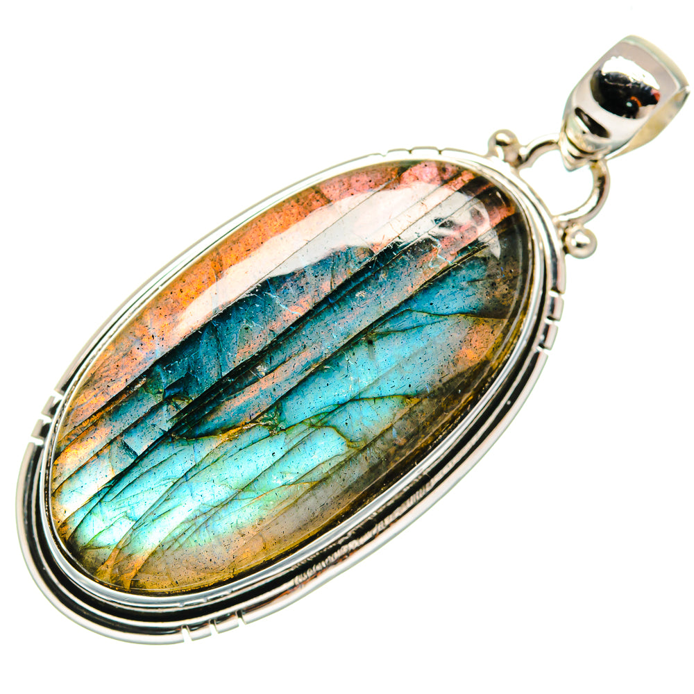 Labradorite Pendants handcrafted by Ana Silver Co - PD22014 - Photo 2