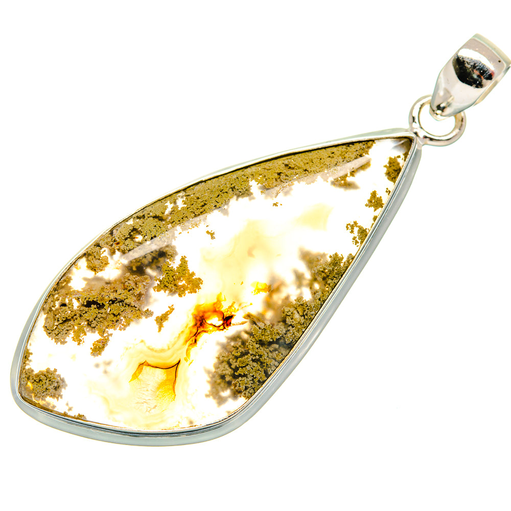 Indonesian Plume Agatge Pendants handcrafted by Ana Silver Co - PD22033