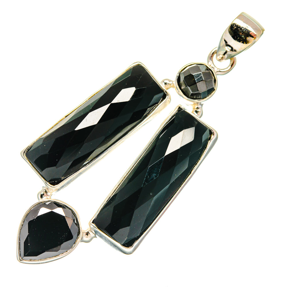 Black Onyx Pendants handcrafted by Ana Silver Co - PD22185