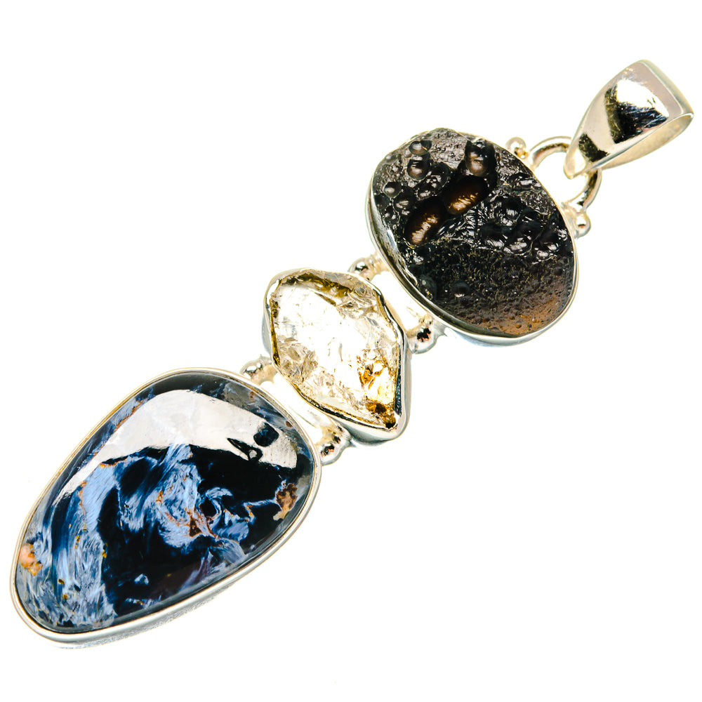 Pietersite Pendants handcrafted by Ana Silver Co - PD22193