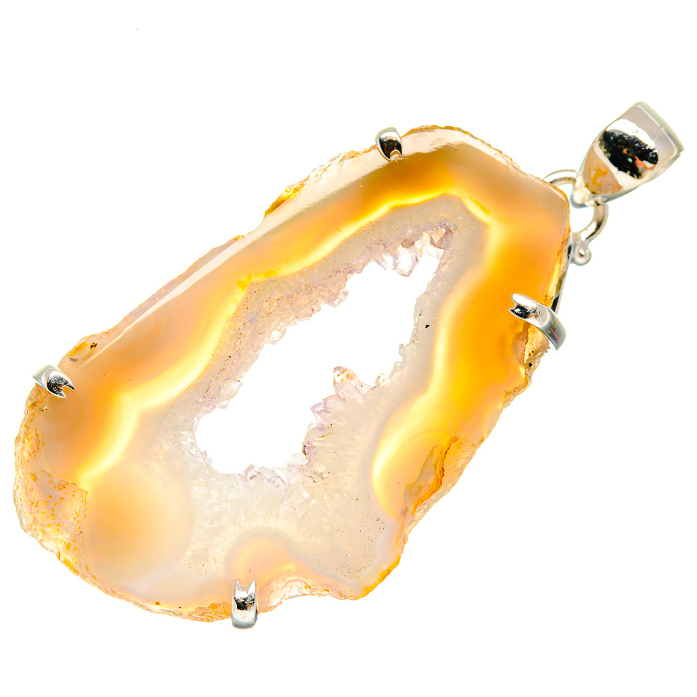 Geode Slice Pendants handcrafted by Ana Silver Co - PD22201 - Photo 2