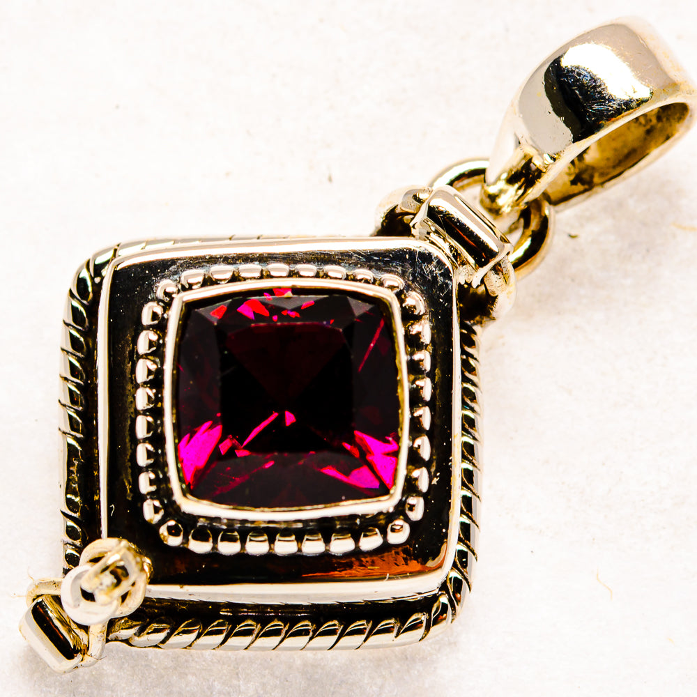 Garnet Pendants handcrafted by Ana Silver Co - PD22242 - Photo 2