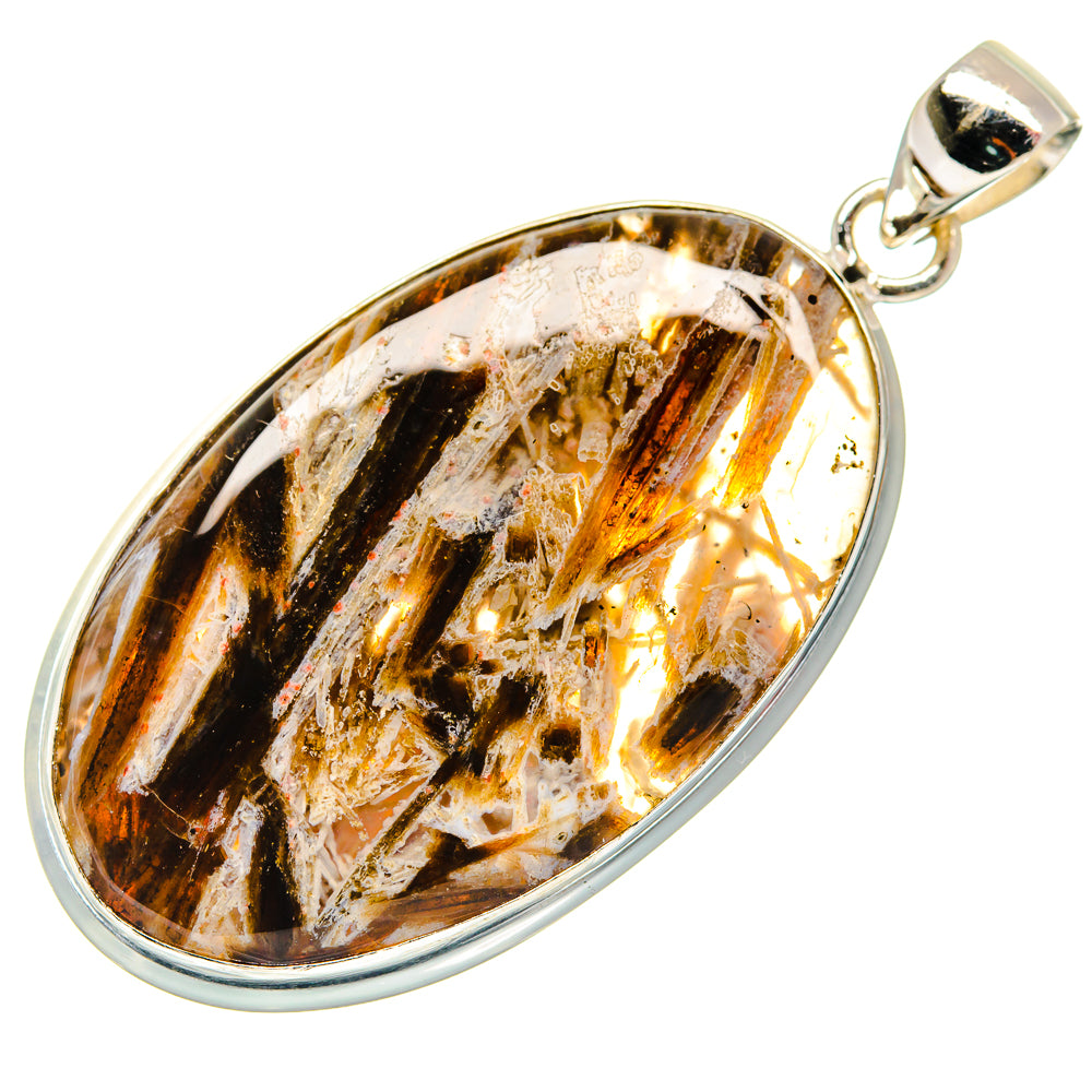 Turkish Tube Agate Pendants handcrafted by Ana Silver Co - PD22258 - Photo 2