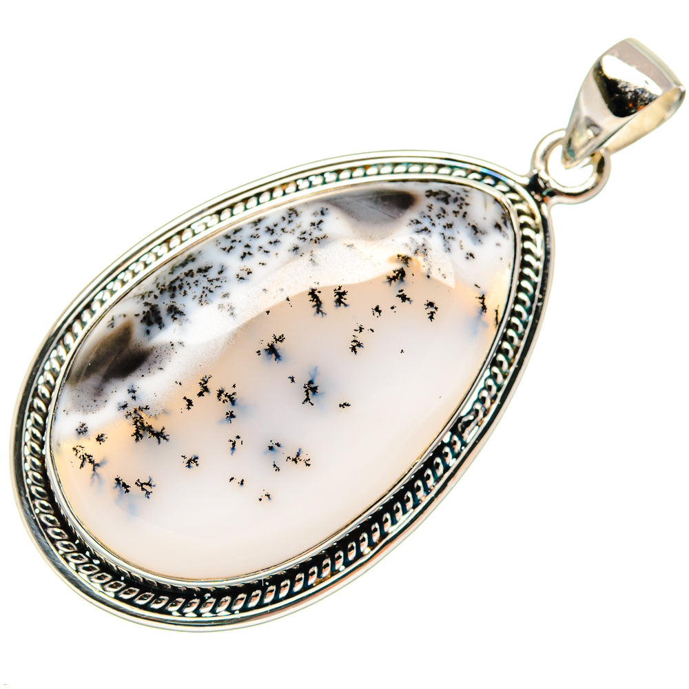 Dendritic Opal Pendants handcrafted by Ana Silver Co - PD22263 - Photo 2
