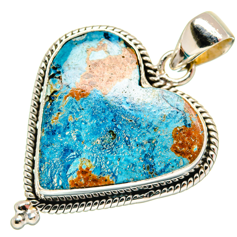 Shattuckite Pendants handcrafted by Ana Silver Co - PD22277