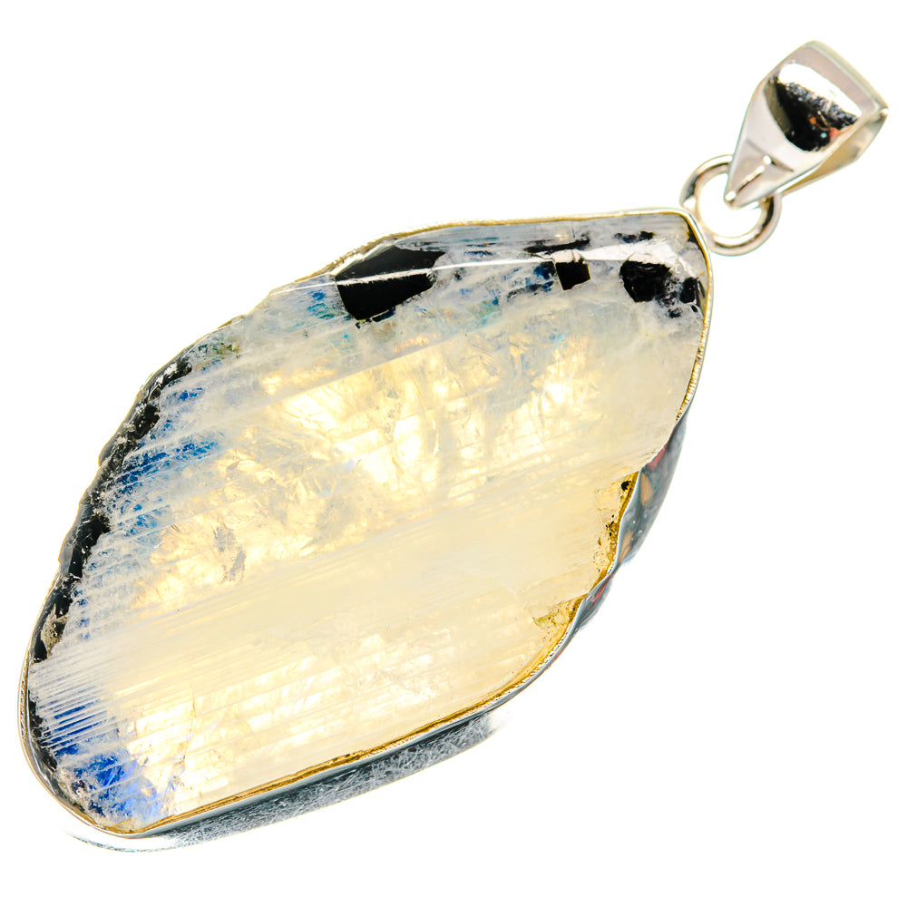 Rainbow Moonstone Pendants handcrafted by Ana Silver Co - PD22302 - Photo 2