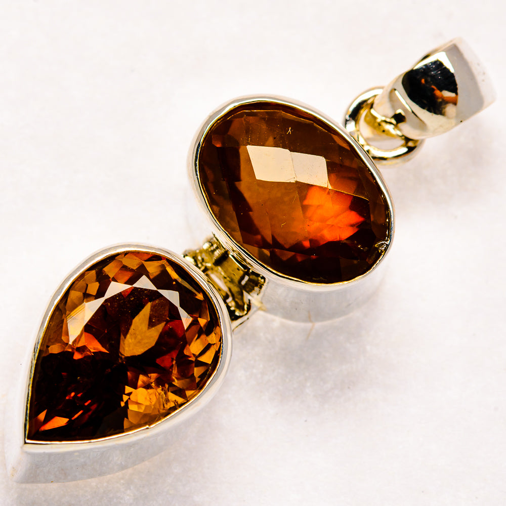 Smoky Quartz Pendants handcrafted by Ana Silver Co - PD22321