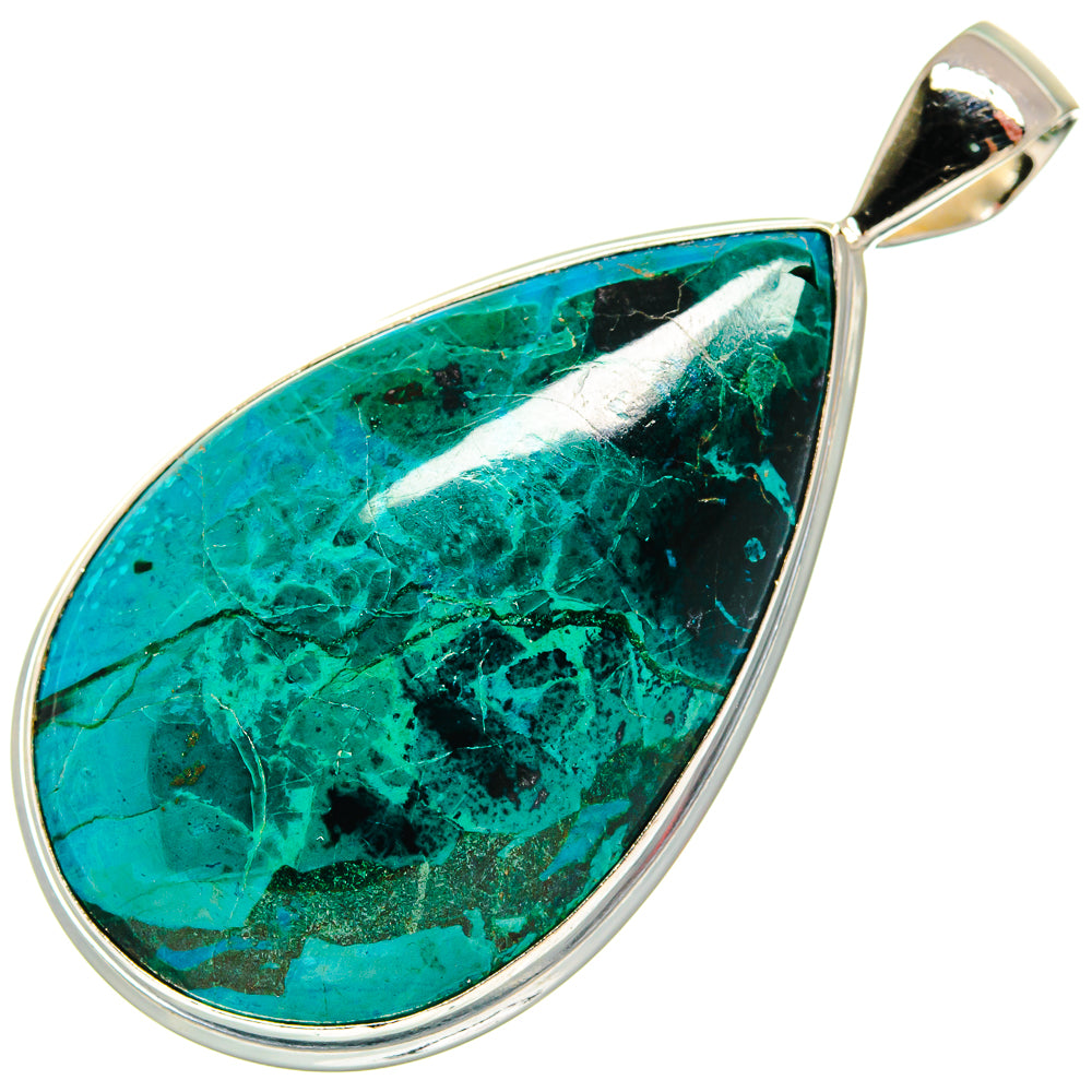 Chrysocolla Pendants handcrafted by Ana Silver Co - PD22396 - Photo 2