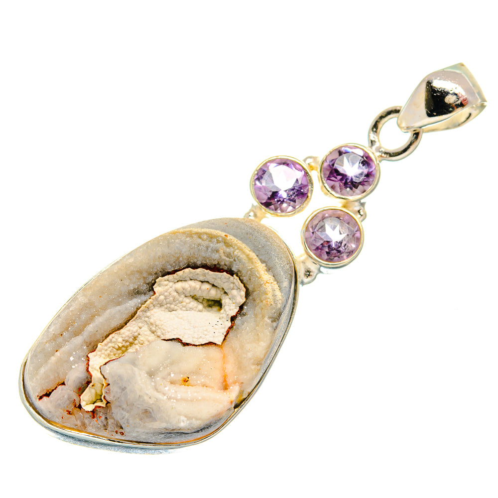 Desert Druzy Pendants handcrafted by Ana Silver Co - PD22453 - Photo 2
