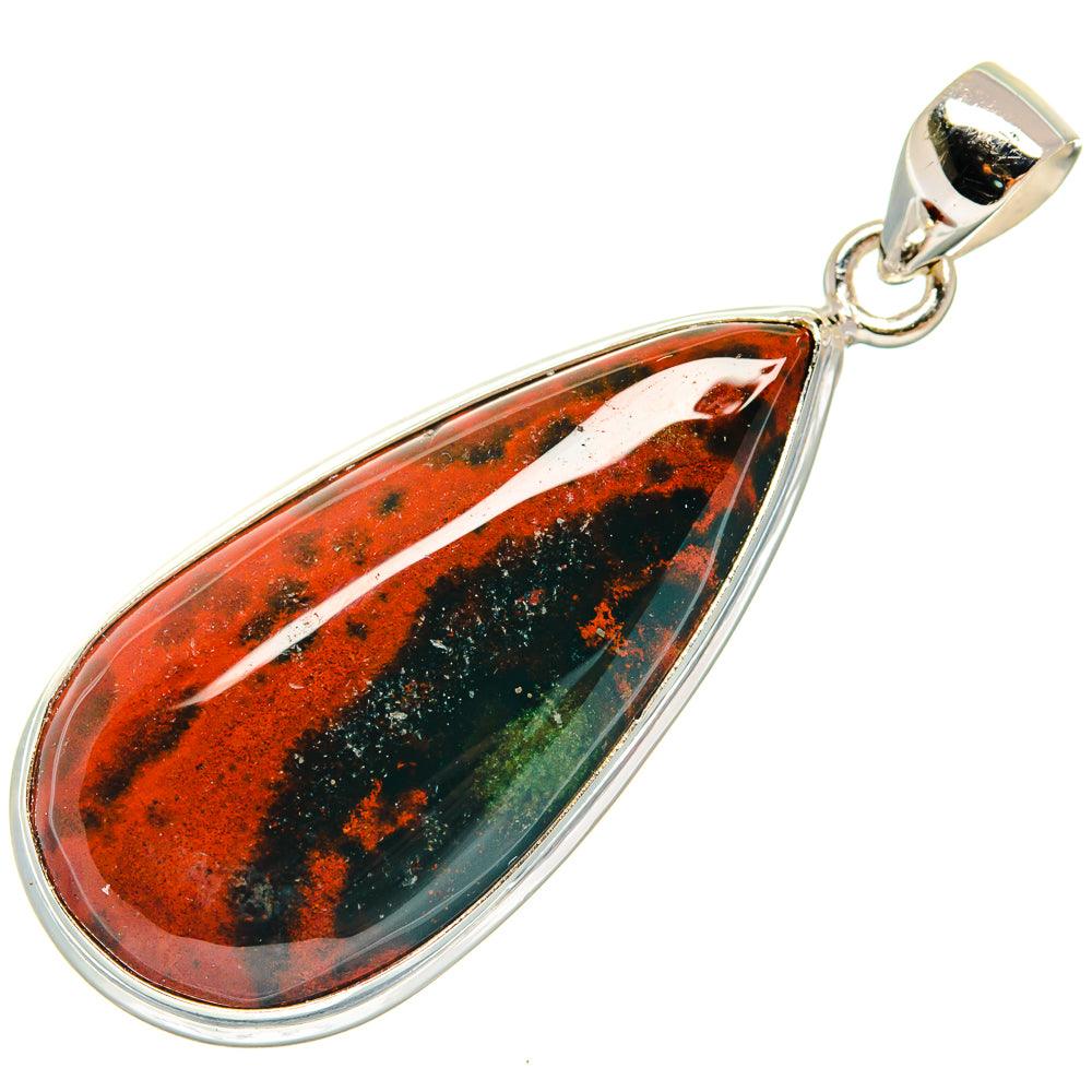 Bloodstone Pendants handcrafted by Ana Silver Co - PD22537 - Photo 2