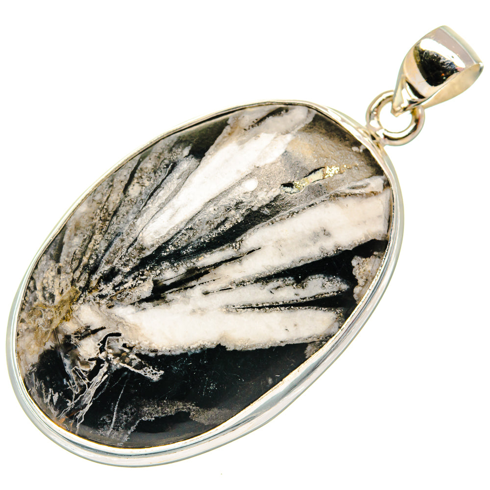 Chrysanthemum Stone Pendants handcrafted by Ana Silver Co - PD22551 - Photo 2