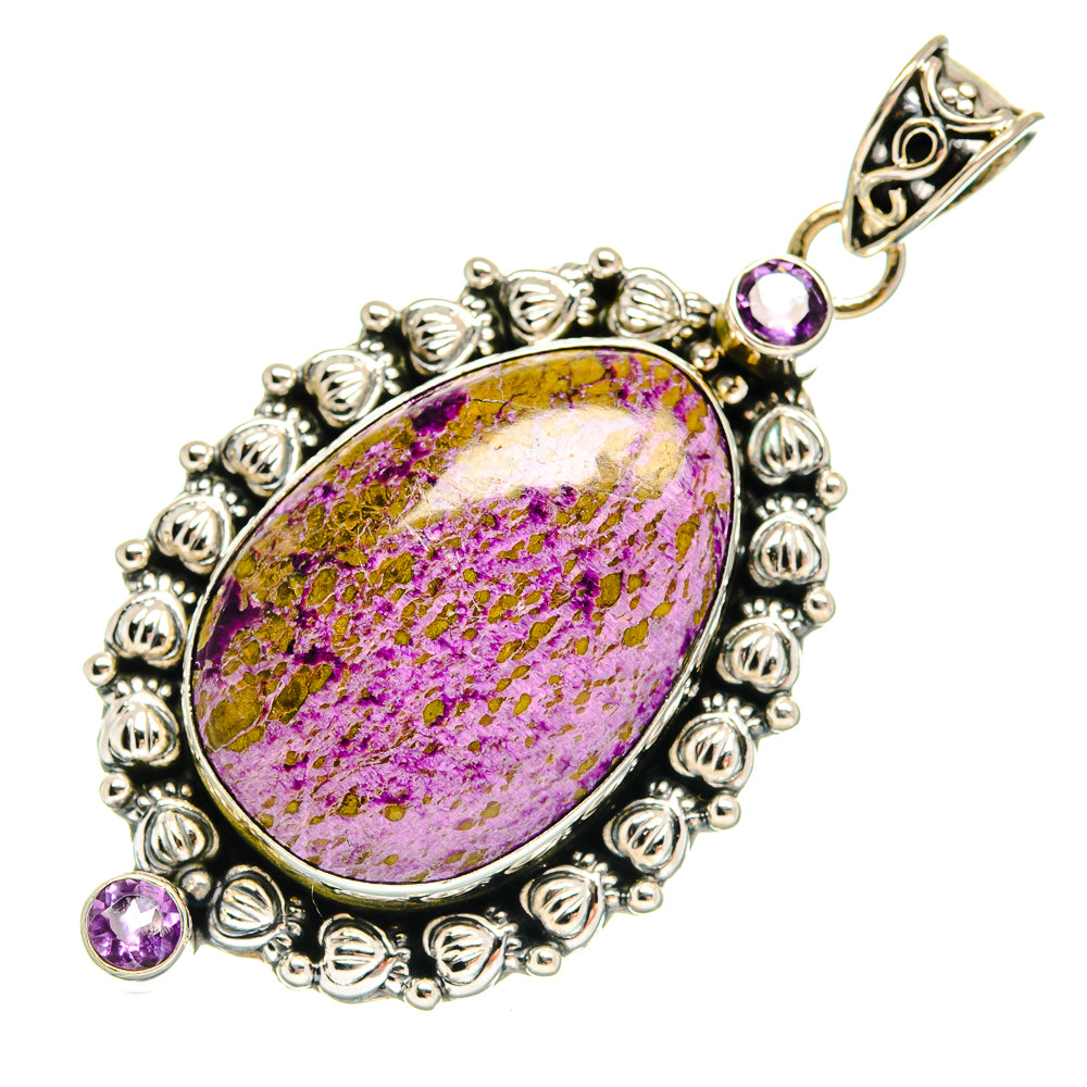Stichtite Pendants handcrafted by Ana Silver Co - PD22564 - Photo 2