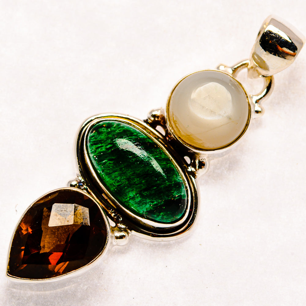 Green Aventurine Pendants handcrafted by Ana Silver Co - PD22637 - Photo 2
