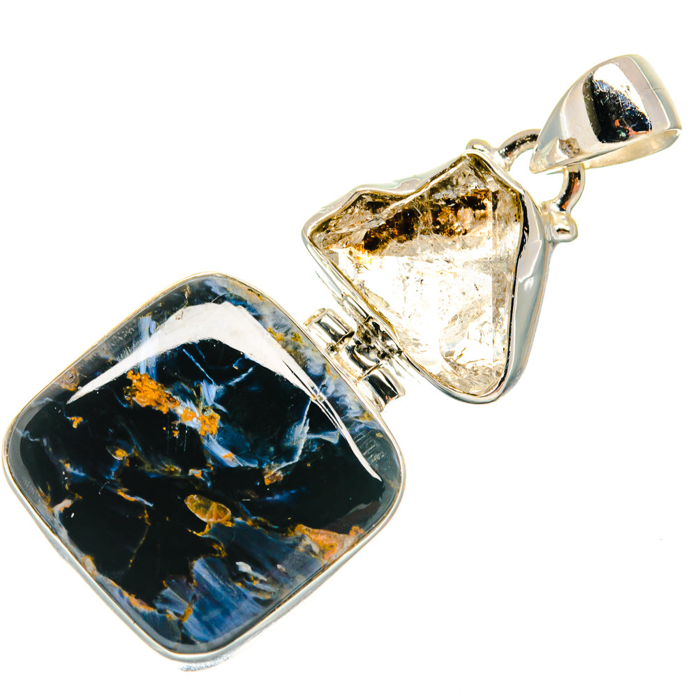 Pietersite Pendants handcrafted by Ana Silver Co - PD22649 - Photo 2