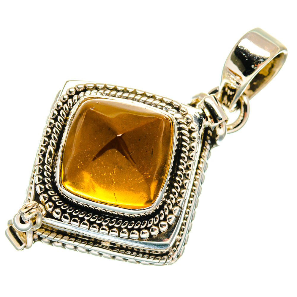 Citrine Pendants handcrafted by Ana Silver Co - PD22672 - Photo 2