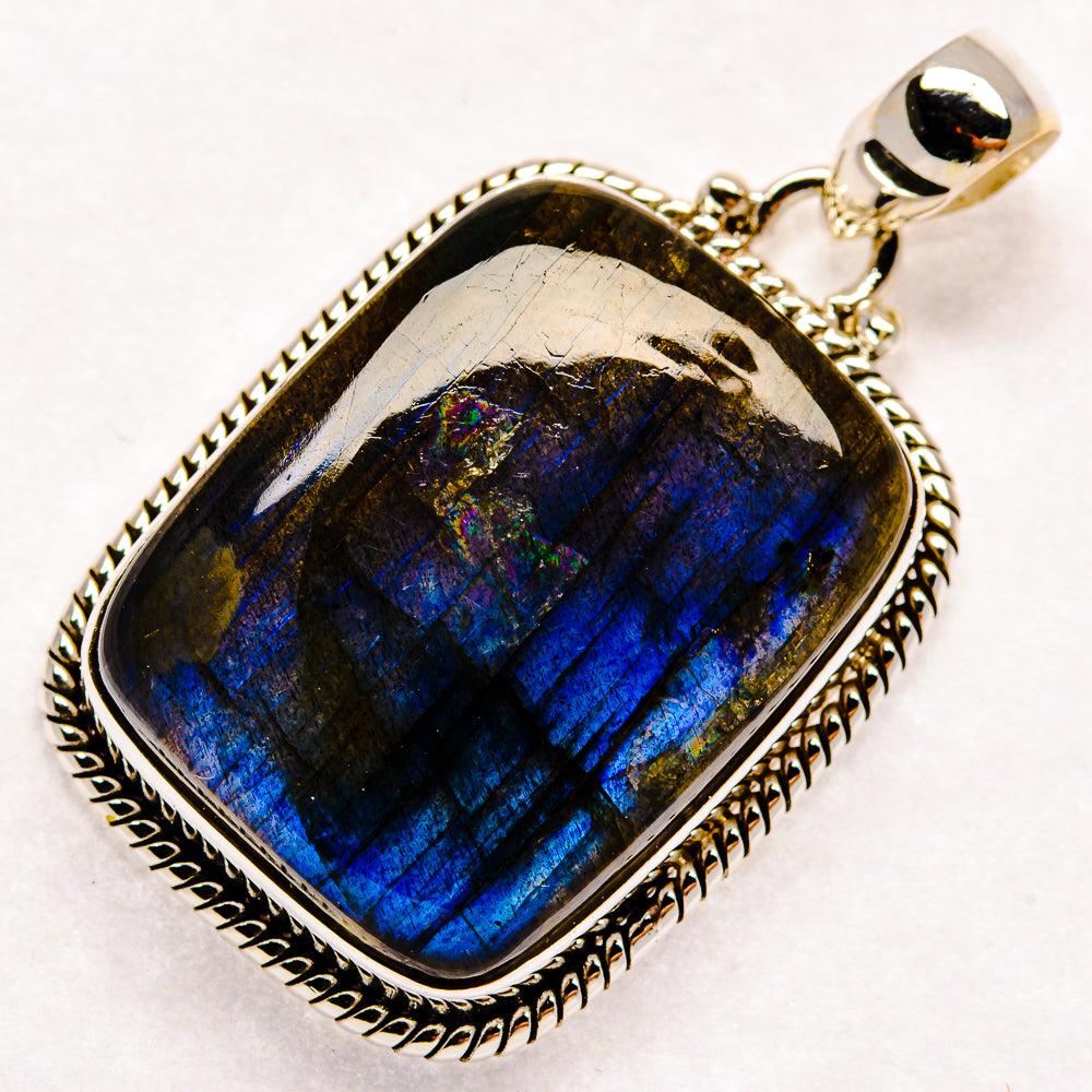 Labradorite Pendants handcrafted by Ana Silver Co - PD22732 - Photo 2