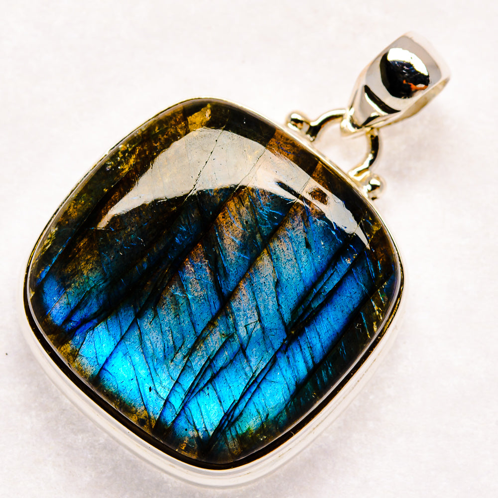 Labradorite Pendants handcrafted by Ana Silver Co - PD22736 - Photo 2