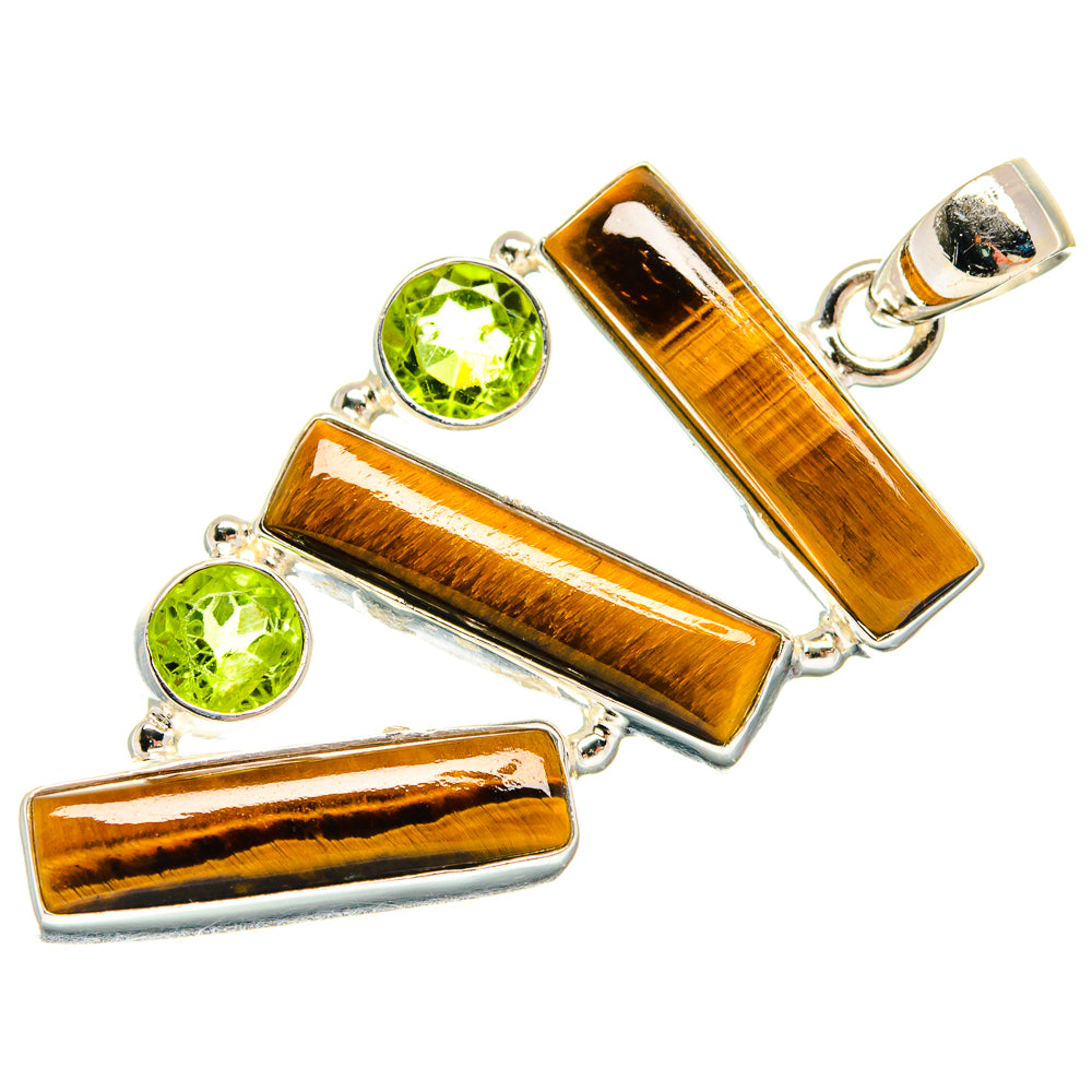 Tiger Eye Pendants handcrafted by Ana Silver Co - PD22780 - Photo 2