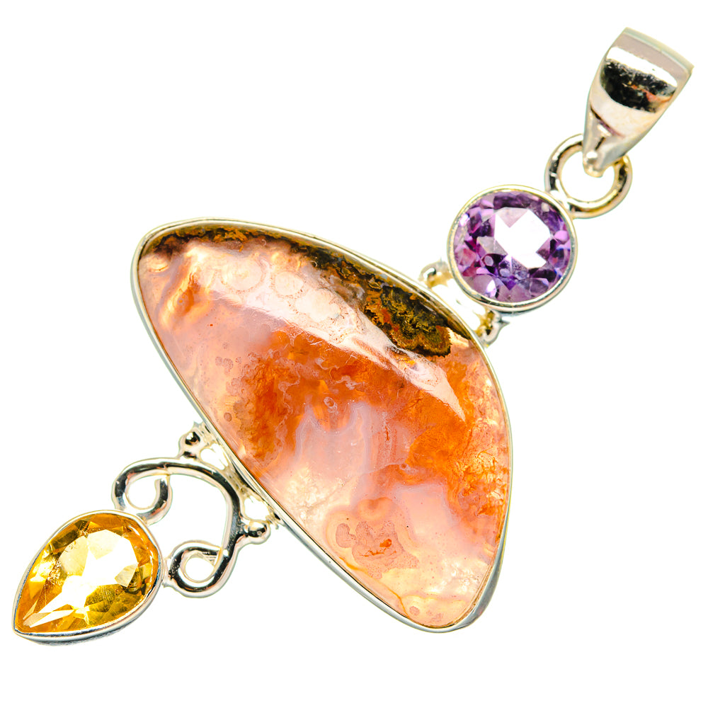 Ocean Jasper Pendants handcrafted by Ana Silver Co - PD22783 - Photo 2