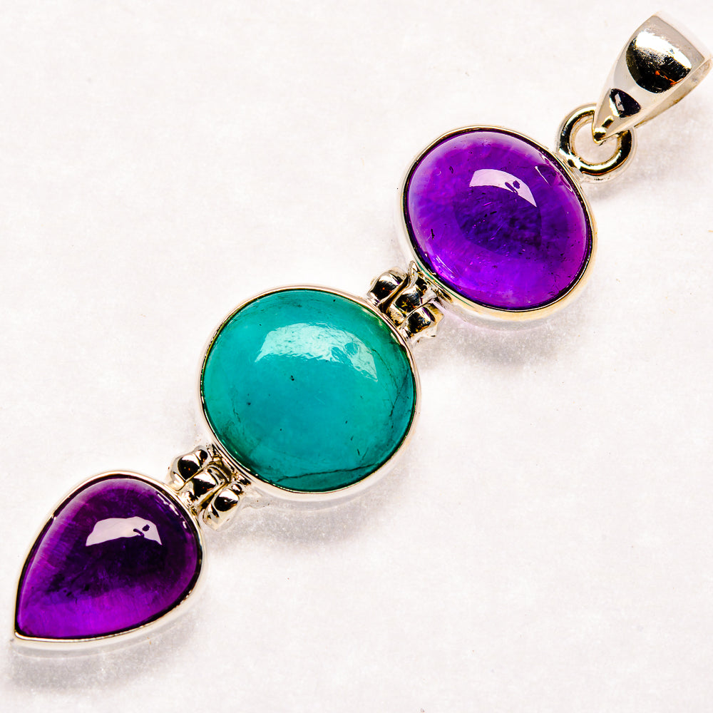 Smithsonite Pendants handcrafted by Ana Silver Co - PD22801 - Photo 2