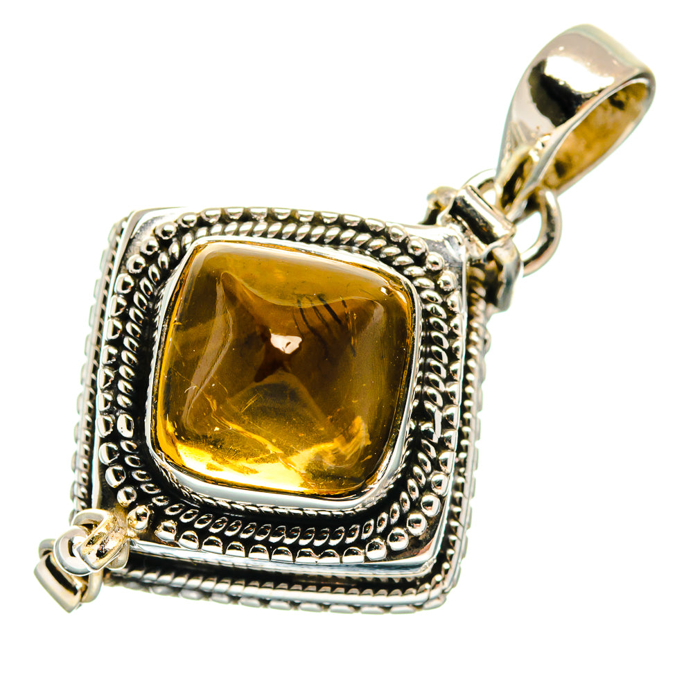Citrine Pendants handcrafted by Ana Silver Co - PD22812 - Photo 2